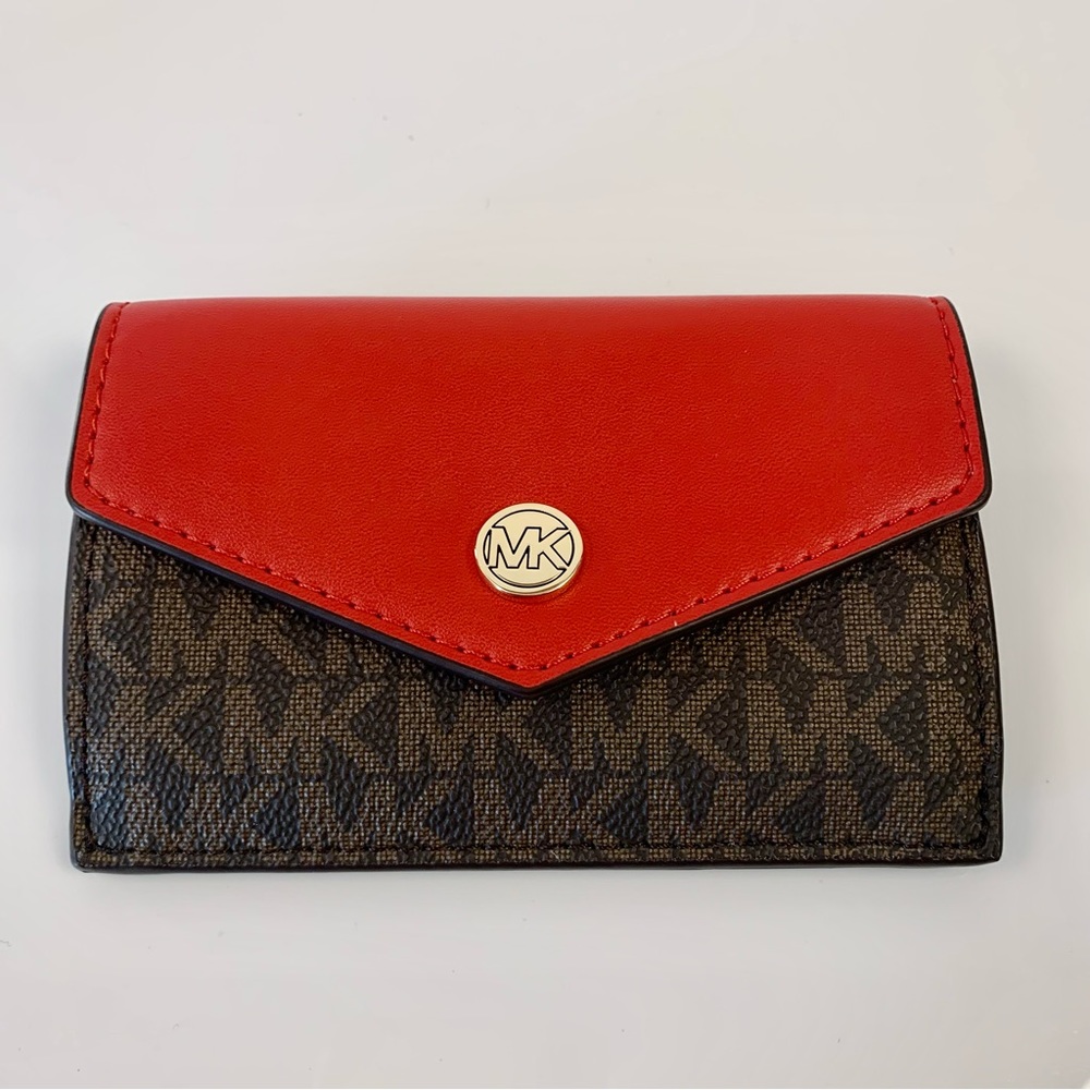 MICHAEL KORS Small Logo and Leather 3-in-1 Card Case - Picture 10 of 15